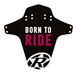 Aparatoare Reverse Born to Ride negru/alb/roz - Img 2