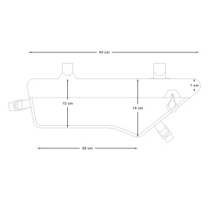 Apidura - geanta cadru bicicleta Expedition Frame Pack 3 litri (pentru cadru compact) - gri negru - Img 5