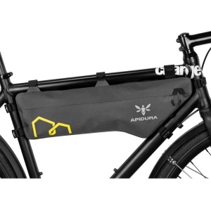 Apidura - geanta cadru bicicleta Expedition Frame Pack 5.3 litri (pentru cadru compact) - gri negru - Img 1