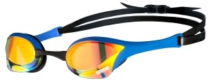 Arena - ochelari inot - Cobra Ultra Swipe Mirror - Yellow Copper | Blue - Img 4