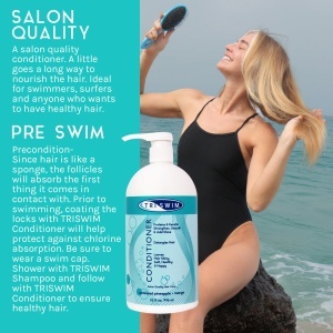 Balsam de păr Triswim Hair Conditioner - ananas și mango - 946ml - Img 3