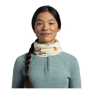 Bandana Buff Merino Lightweight Prints Tinsu Ecru - Img 3