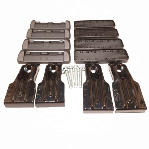 Bare transversale Menabo Delta Silver pentru Ford Fiesta V, 5 usi, model 2002-2008 - Img 11