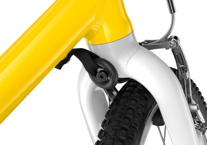 Bicicleta copii Woom 3 Automagic Go cu roti 16" galben Vibrant Yellow - Img 7