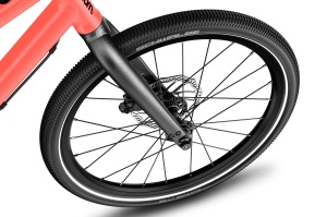Bicicleta copii Woom 4 Explore cu roti 20" portocaliu Neon Coral - Img 7