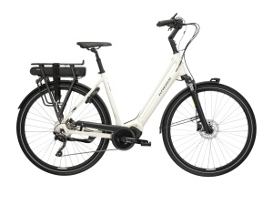 Bicicleta Electrica City Kross Sentio Hybrid 3.0 28 inch crem Shimano Deore