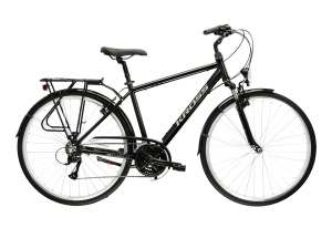 Bicicleta Urban Kross Explorer 2.0 28 inch neagra Shimano Acera