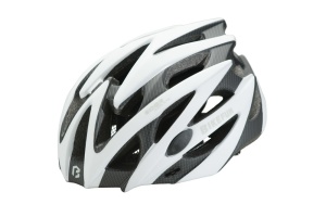 BikeFun Casca ciclism Edge - alb carbon