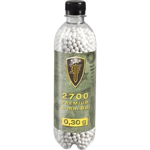 Bile airsoft Elite Force Premium, BB 6 mm, 0.30 g, plastic, albe, 2700 bile