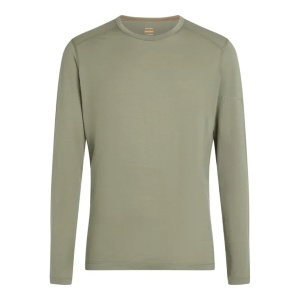 Bluza Barbati Icebreaker Merino 200 Oasis Crewe Thermal Khaki