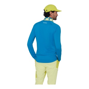 Bluza Barbati Mammut Ducan FL Longsleeve Glacier Blue - Img 3