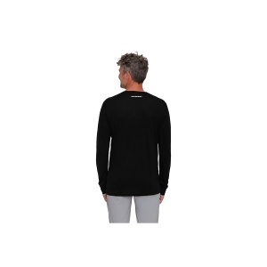 Bluza Barbati Mammut Tree Wool FL Black - Img 2