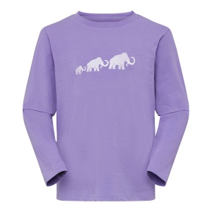 Bluza Copii Mammut Core Longsleeve Logo Lavandin - Img 3