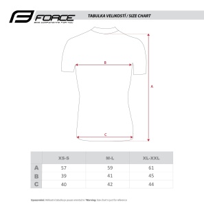 Bluza Corp cu Maneci Scurte Force Summer White XS-S - Img 4