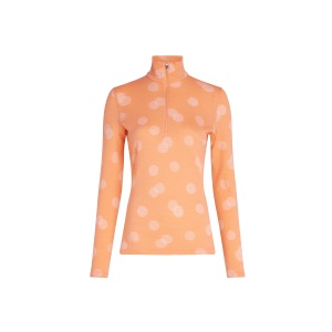 Bluza Dama Icebreaker Merino 260 Vertex Thermal Half Zip Falling Flakes Feldspar/Snow