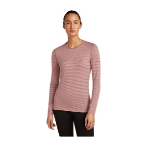 Bluza Femei Icebreaker Merino 200 Oasis Crewe Thermal Pink