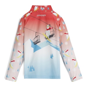 Bluza Fete Spyder Reflect 1/2 Zip Coral Haze - Img 2