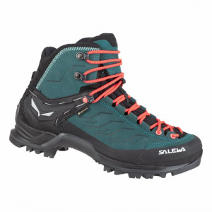 BOCANCI DAMA SALEWA MOUNTAIN TRAINER MID GORE-TEX NEGRU/VERDE