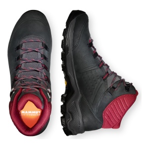 Bocanci Drumetie Femei Mammut Nova IV Mid GTX Black-Blood Red - Img 10