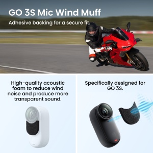 Camera Insta360 Go 3S Motorcycle In-Helmet POV Bundle - Img 5