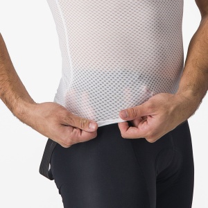 Castelli - bluza de corp cu maneca scurta - Pro Mesh 2.0 Short Sleeve - 15-28 gr C - alb - Img 6