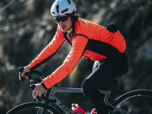 Castelli - jacheta ciclism de iarna Alpha Ros 2 Gore-Tex Infinium wind stopper - portocaliu negru - Img 8