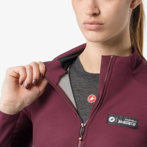 Castelli - jacheta ciclism iarna - Sweetspot W Jacket - bordeaux inchis - M - Img 6