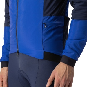 Castelli - Jacheta ciclism vreme rece sau iarna, Fly Thermal Jacket - albastru intens vivid albastru belgian - Img 6