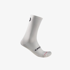 Castelli - sosete ciclism iarna - Scorpion Logo 20 Thermal Sock - alb - LXL - 40-43