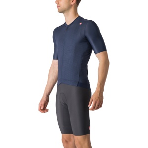 Castelli - tricou ciclism cu maneca scurta pentru barbati Espresso Jersey - albastru inchis indigo - Img 3