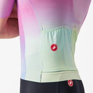 Castelli - tricou ciclism cu maneca scurta pentru barbati R-A/D Jersey - multicolor violet - Img 3