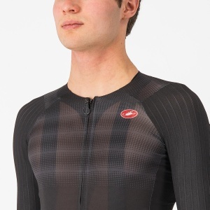 Castelli - tricou ciclism maneca scurta race fit - Aero Race 8S Jersey - 18-36 gr C - negru - Img 3