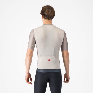 Castelli - tricou ciclism maneca scurta regular fit - Unlimited Endurance 2 Jersey - argintiu | verde lime - Img 2