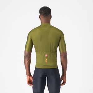Castelli - tricou ciclism maneca scurta regular fit - Unlimited Entrata 3 Jersey - verde - Img 2