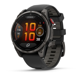 Ceas Garmin Fenix 8 Pro 47MM Amoled Sapphire Carbon Grey DLC