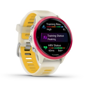Ceas Garmin Forerunner 570 Amoled 42MM Bone/Raspberry/Mango - Img 2