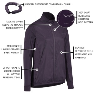 CEP - jacheta - reflective windbreaker W - purple - Img 5
