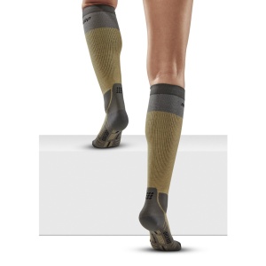 CEP - sosete compresie inalte - Hiking Light merino Socks W - Sand I Grey - Img 3