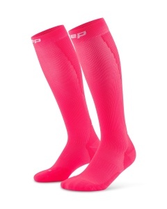 CEP - sosete compresie inalte - run socks tall 5.0 W - pink