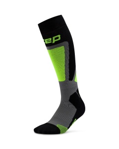 CEP - sosete compresie tall - Ski Thermo 4.0 - black | lime - III