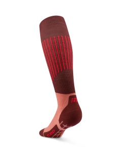CEP - sosete compresie tall - Ski Ultralight 3.0 W - brown | dark red - II - Img 3