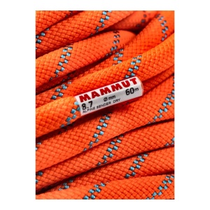 Coarda Dinamica Mammut Alpine Sender Dry 60M Vibrant Orange Ocean - Img 2