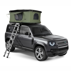 Cort auto cu prindere pe plafon, Thule, Basin, 2 persoane, Hard-Shell, Negru - Img 1