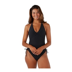Costum Baie Femei Barts Solid Halter Black - Img 2