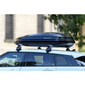 Cutie portbagaj Menabo Diamond DUO 450 Black, 163x90x36cm - Img 5