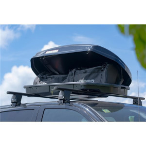 Cutie portbagaj Menabo Satellite 330 ABS Black, 141x77x34cm - Img 13