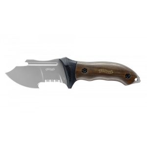 Cutit cu lama fixa Walther FTK 5.0605, husa textila, lama speciala, 360 g