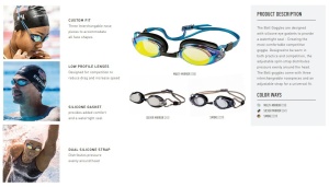Finis - ochelari inot adulti Bolt Goggles - multicolori (irizati) oglinda - Img 4