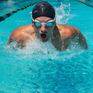 Finis - ochelari inot adulti Circuit 2 Goggles - albastru cu lentila oglinda - Img 5