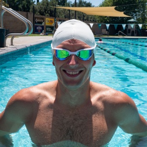 Finis - ochelari inot pentru triatlon Hayden Goggles - negru cu lentila oglinda portocalie - Img 4